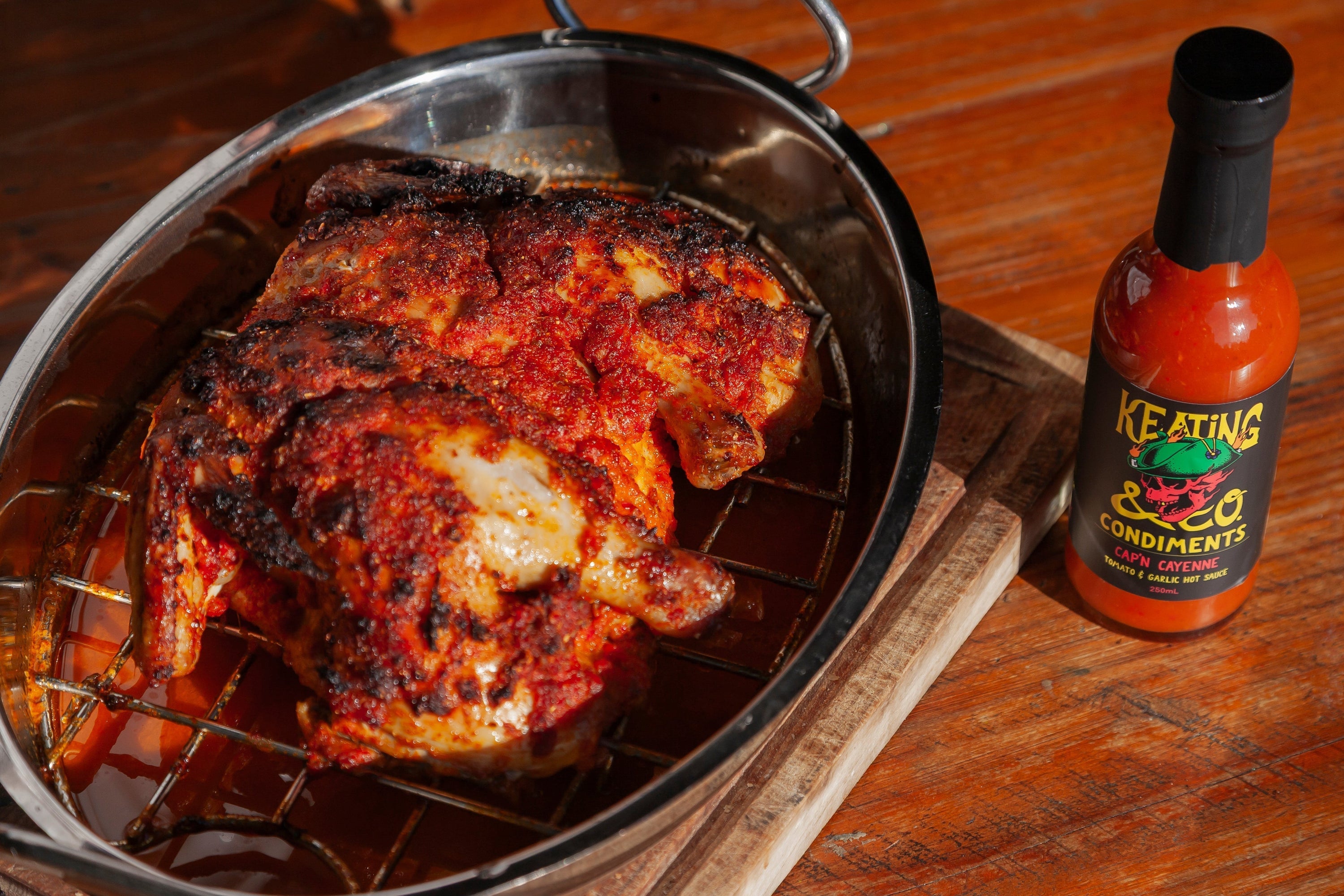 The Cap’n and Harissa – Butterflied Chicken