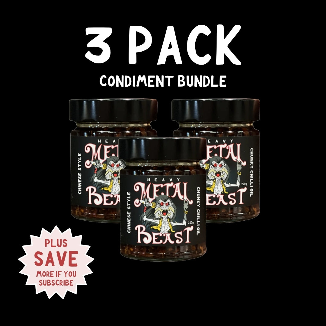 Heavy Metal Beast – Aromatic Chinese-Style Chilli Oil (220g)