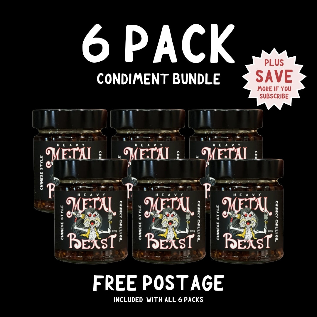 Heavy Metal Beast – Aromatic Chinese-Style Chilli Oil (220g)