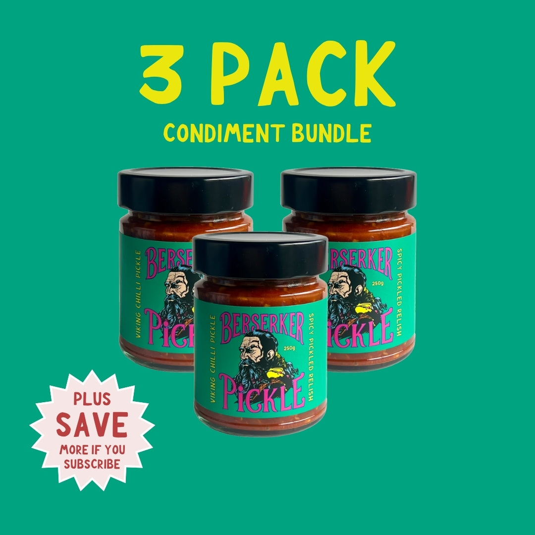 Berserker Pickle – Spicy Pickled Relish (250g)
