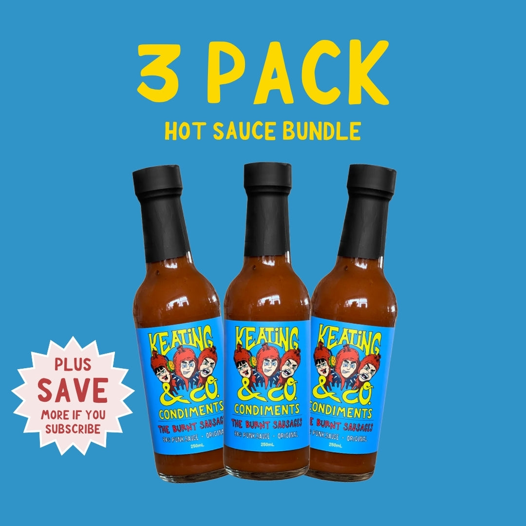 BBQ Punk Sauce (Original) – Smoky BBQ Sauce 250ml (The Burnt Sausages x Keating & Co)