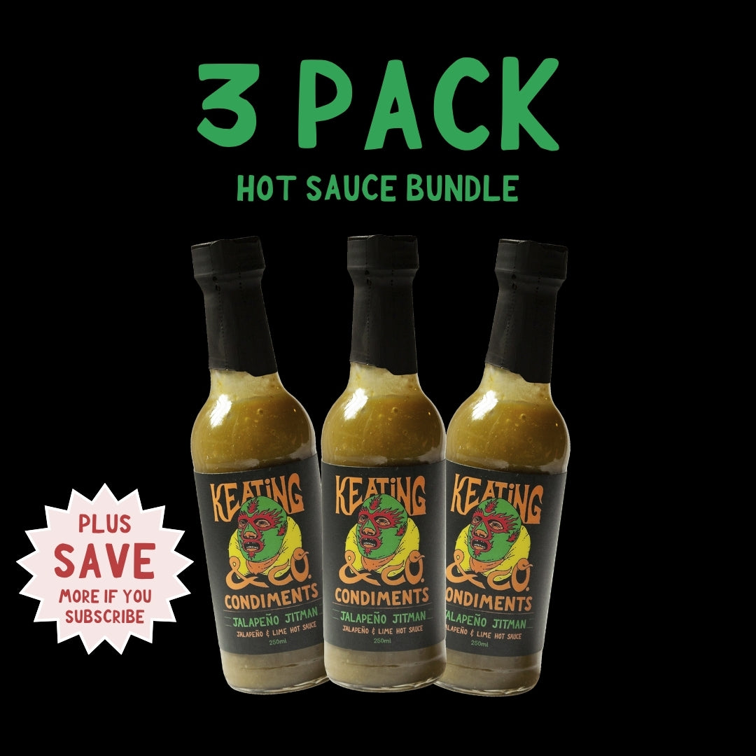 Jalapeno Jitman – Mild Jalapeno & Lime Hot Sauce (250ml)