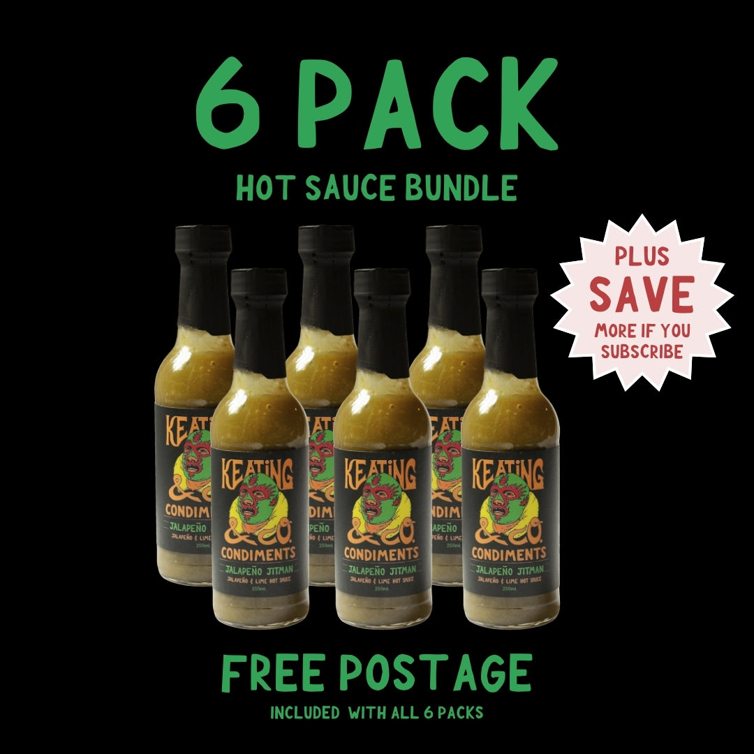 Jalapeno Jitman – Mild Jalapeno & Lime Hot Sauce (250ml)