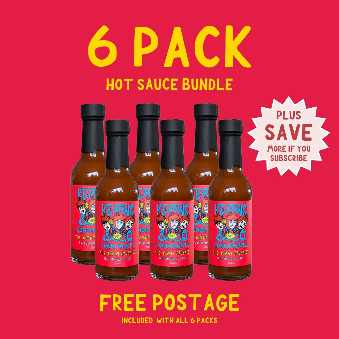 BBQ Punk Sauce (Spicy) – Spicy BBQ Hot Sauce 250ml (The Burnt Sausages x Keating & Co)