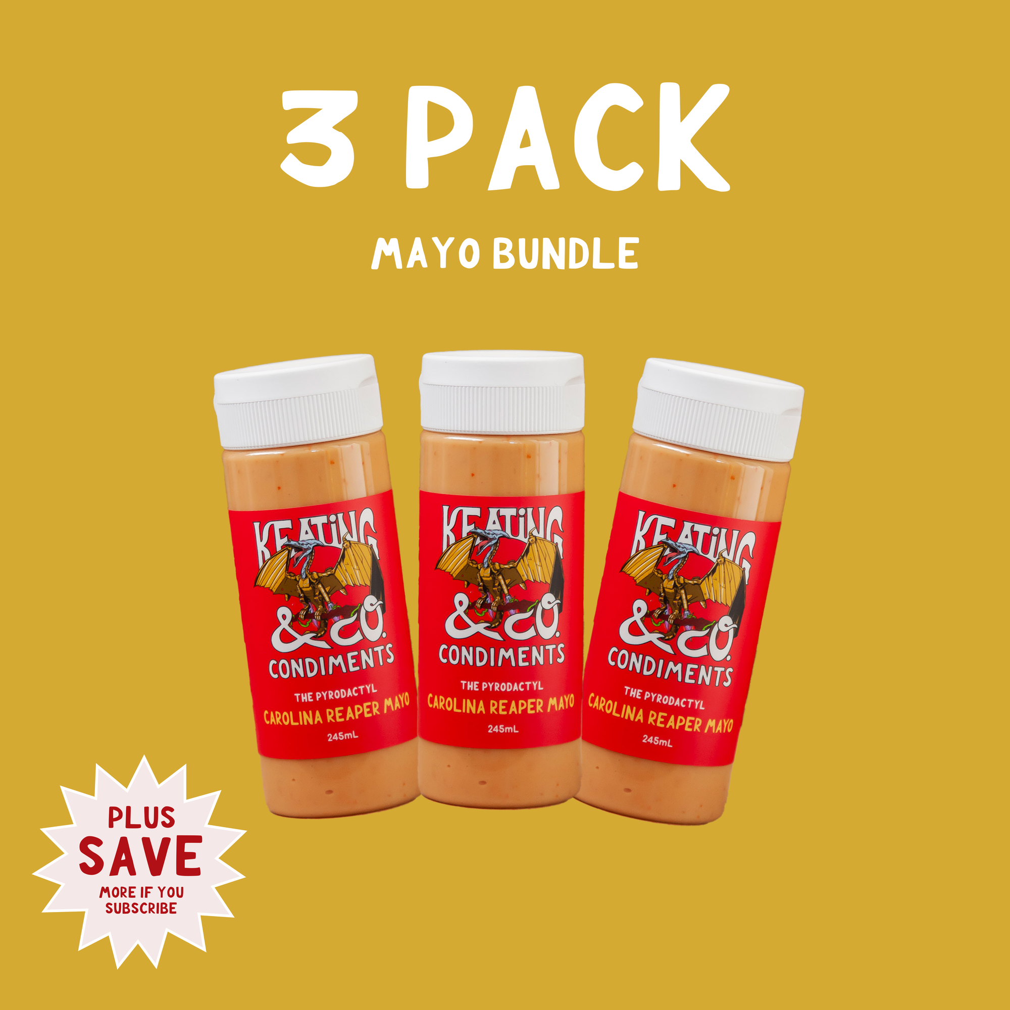 The Pyrodactyl - Carolina Reaper Mayo (245g)