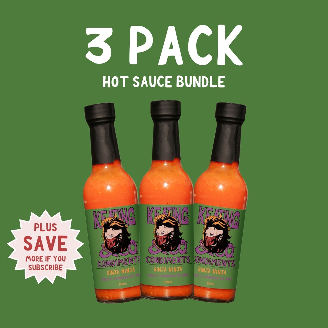 Ginja Ninja – Medium Ginger & Lemongrass Hot Sauce (250ml)