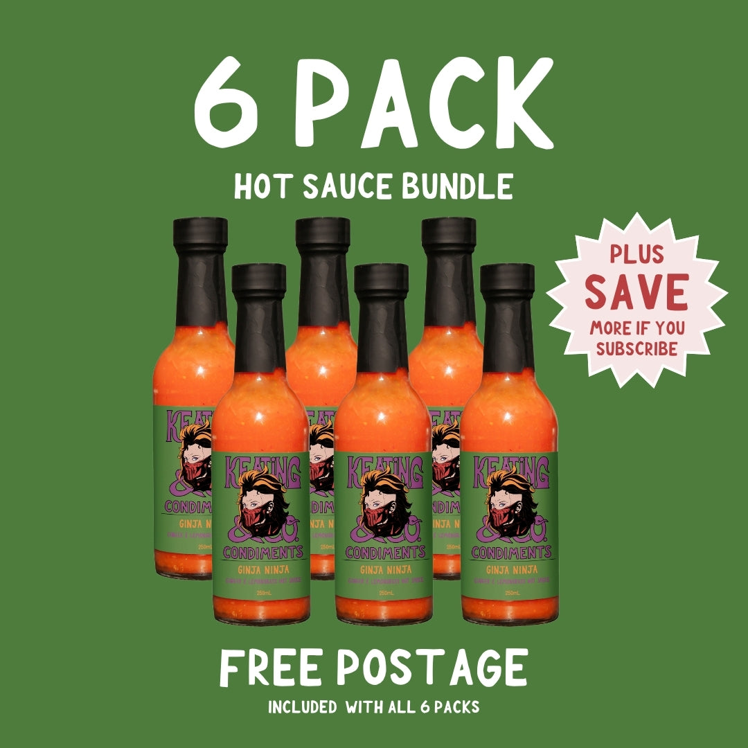 Ginja Ninja – Medium Ginger & Lemongrass Hot Sauce (250ml)