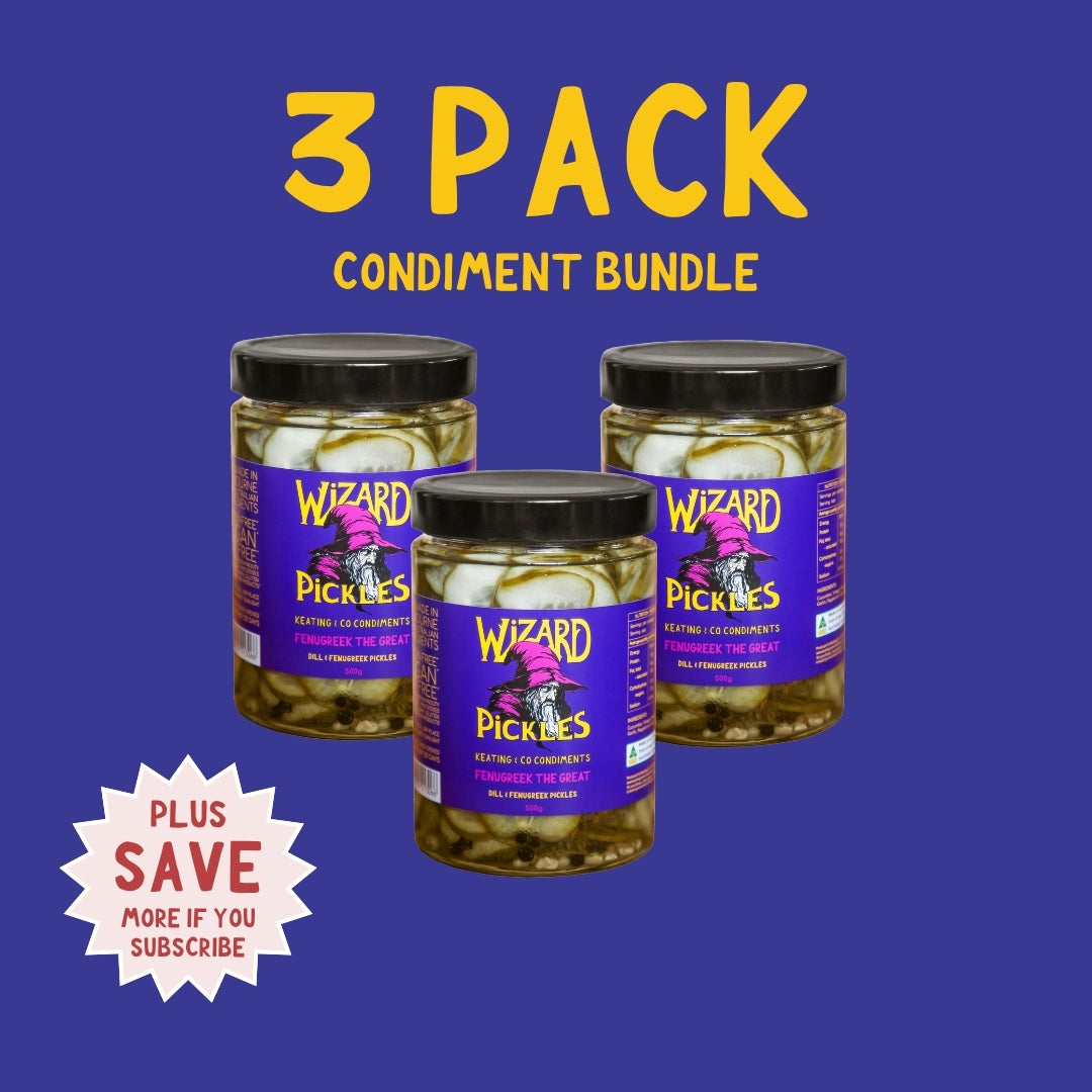 Wizard Pickles – Dill & Fenugreek Pickles (500g)