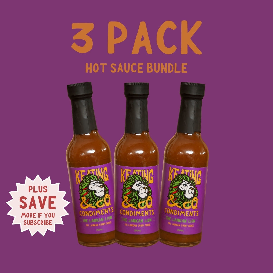 The Lankan Lion – Strong Sri Lankan Curry Hot Sauce (250ml)