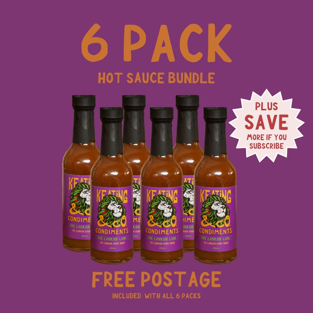 The Lankan Lion – Strong Sri Lankan Curry Hot Sauce (250ml)