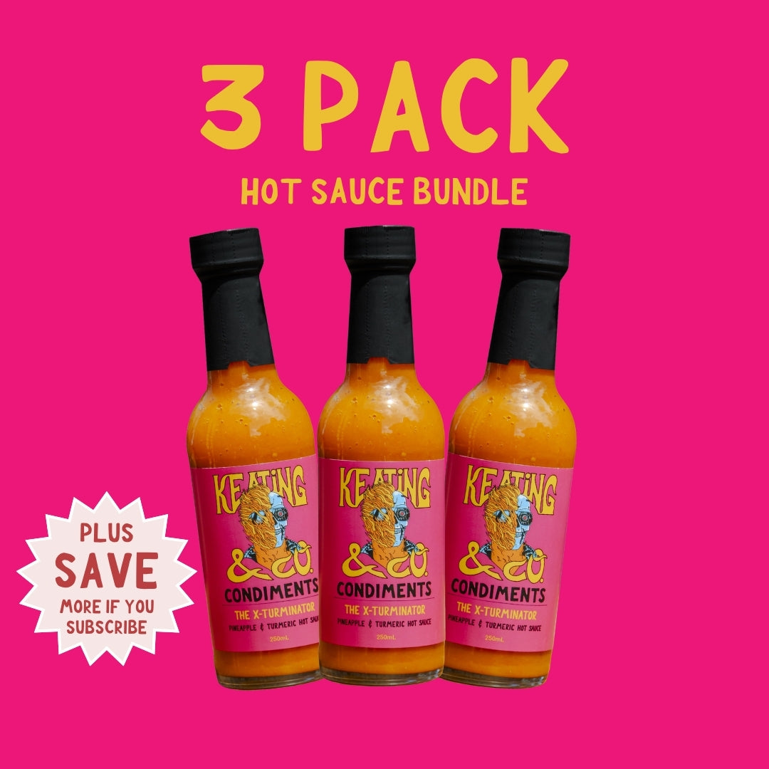The X-Turminator – Pineapple, Turmeric & Habanero Hot Sauce (250ml)