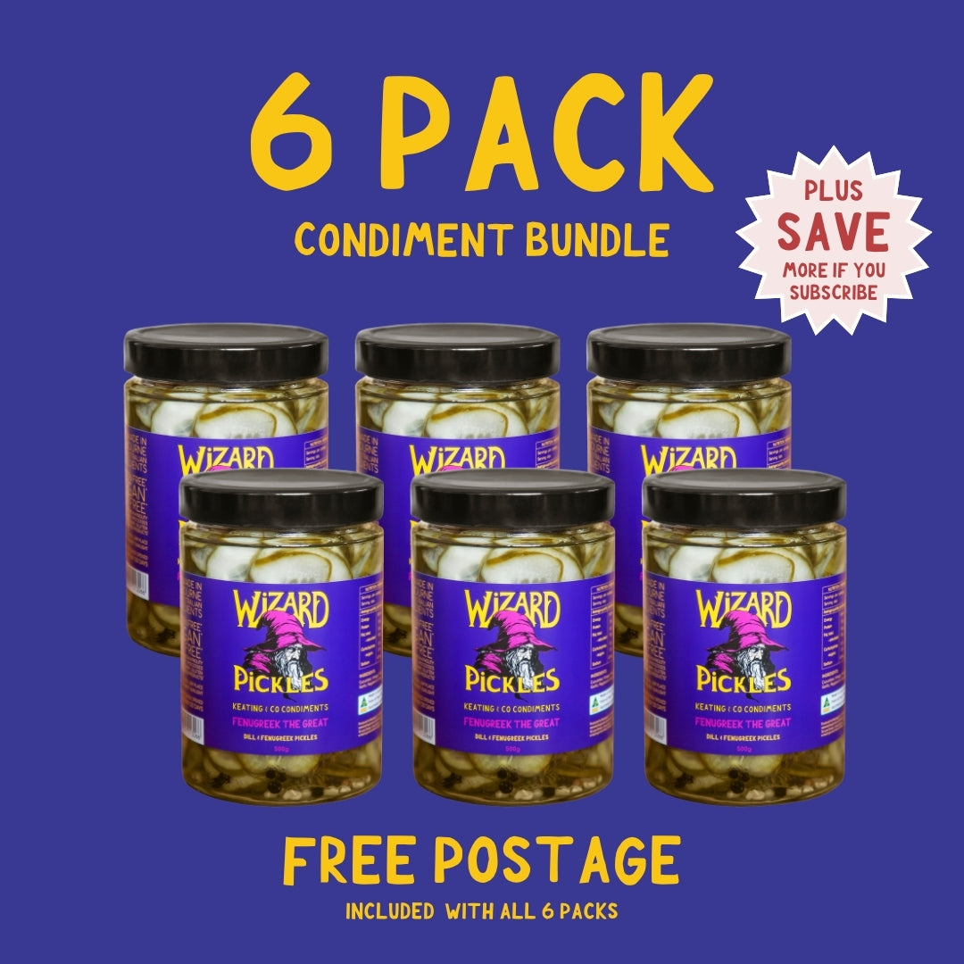 Wizard Pickles – Dill & Fenugreek Pickles (500g)