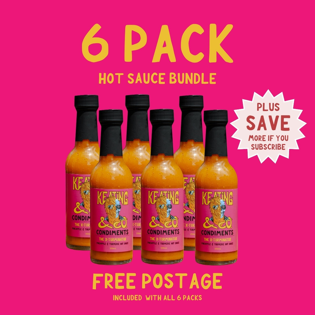The X-Turminator – Pineapple, Turmeric & Habanero Hot Sauce (250ml)