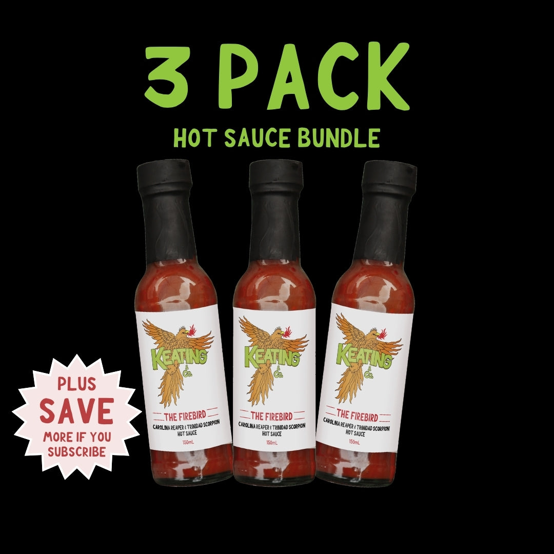 The Firebird – Carolina Reaper & Trinidad Scorpion Hot Sauce (150ml)