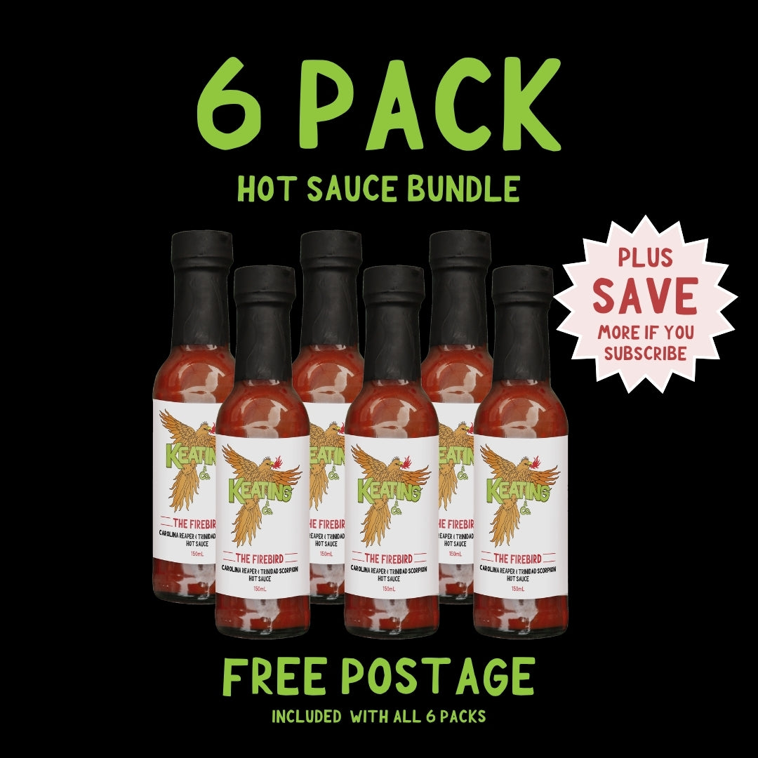 The Firebird – Carolina Reaper & Trinidad Scorpion Hot Sauce (150ml)