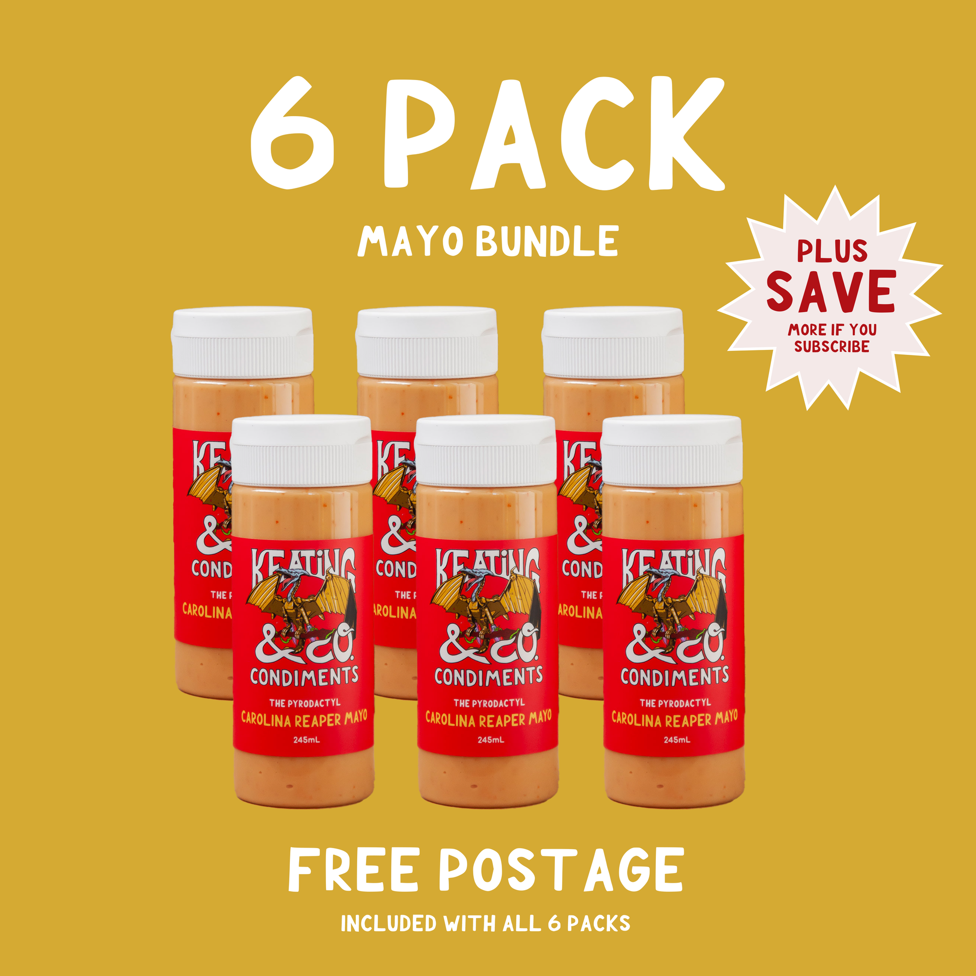 The Pyrodactyl - Carolina Reaper Mayo (245g)