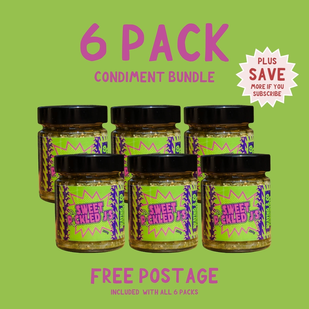 Sweet Pickled J’s – Mild Sweet Jalapeno & Onion Pickle (250g)