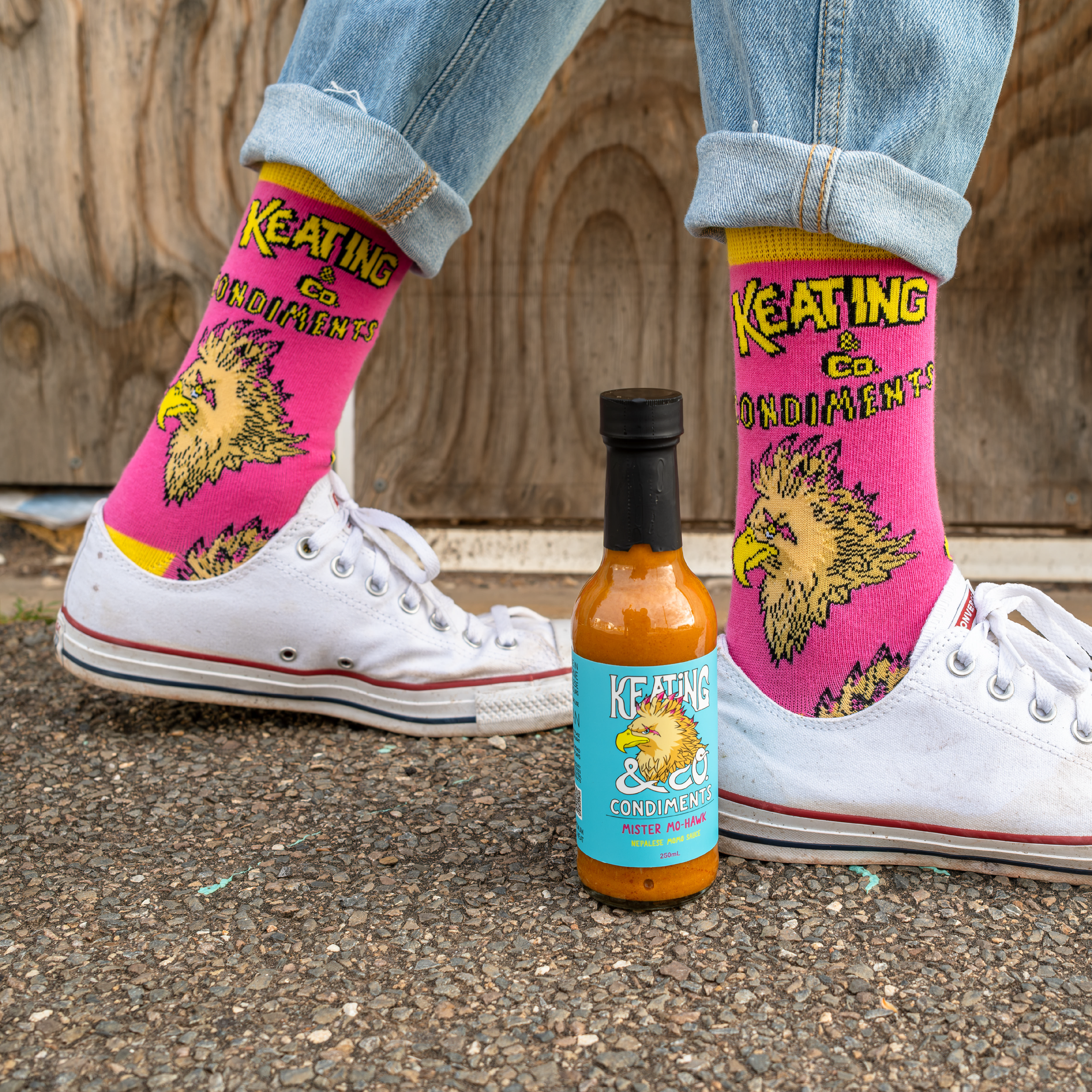 Mister Mo-Hawk Socks (Offbeat Socks Collaboration)