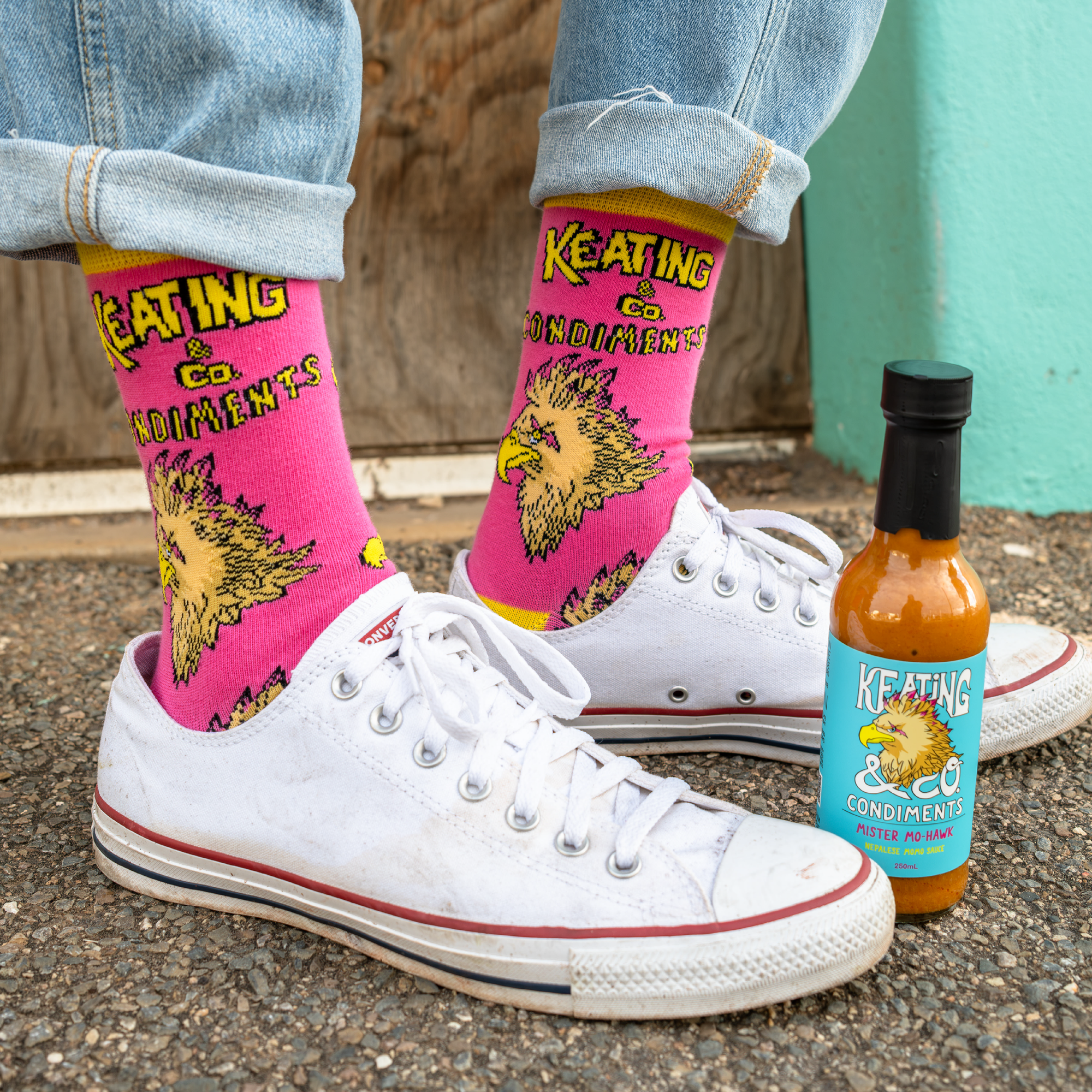 Mister Mo-Hawk Socks (Offbeat Socks Collaboration)
