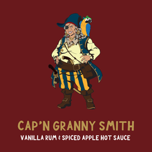 Load image into Gallery viewer, Cap’n Granny Smith [Vanilla Rum &amp; Spiced Apple Hot Sauce]