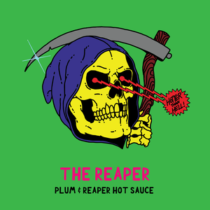 The Reaper [Queen Garnet Plum & Carolina Reaper Hot Sauce]
