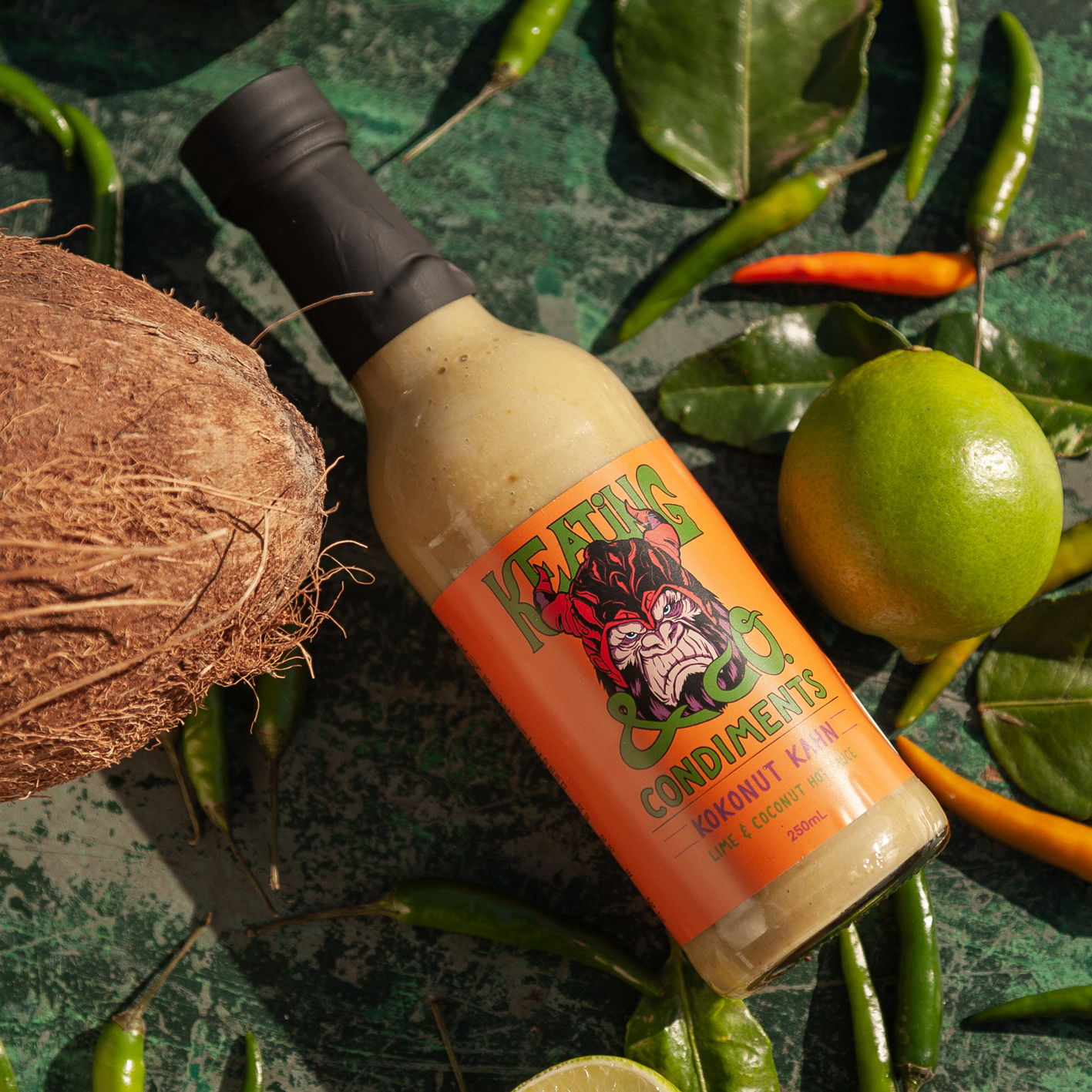 Kokonut Kahn – Strong Thai Chilli & Coconut Hot Sauce (250ml)