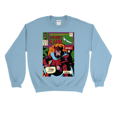Comic book crew necks